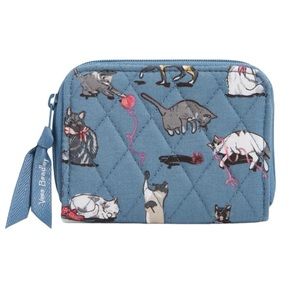 Vera Bradley RFID Small Zip-Around Wallet NWT